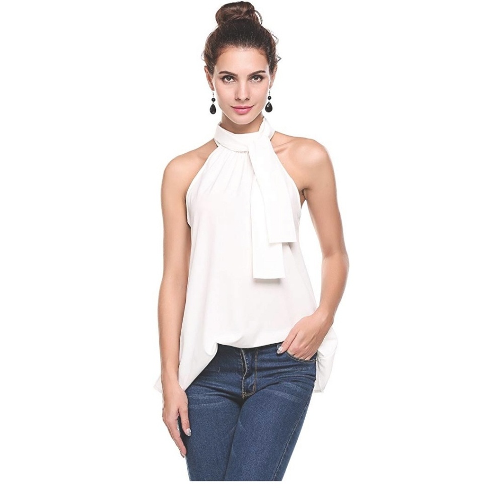 Elegant white dress shirt